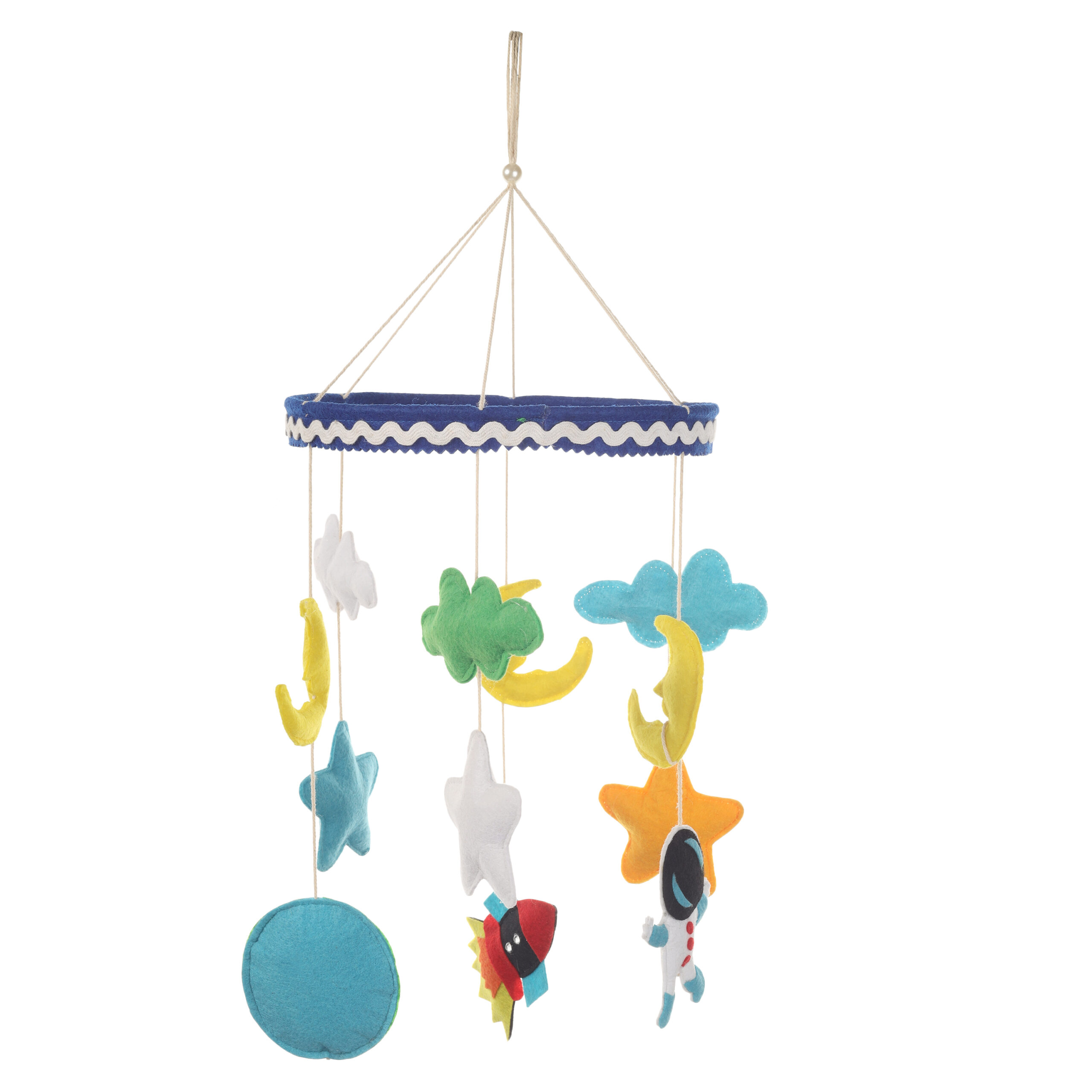 Li'll Pumpkins Dinosaur Felt Baby Cot Mobile hanger, Color - Multi