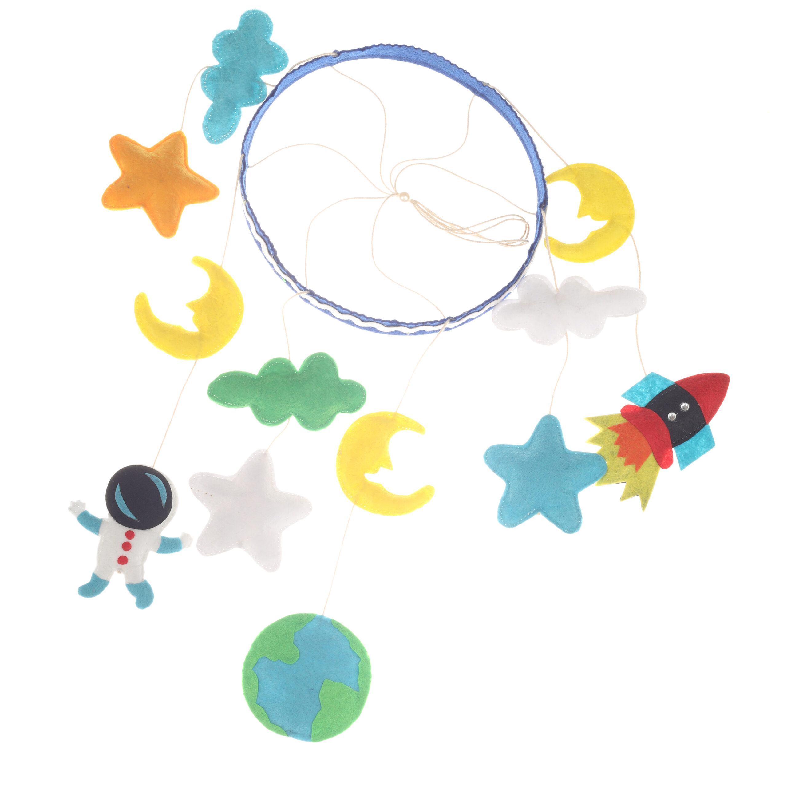 Li'll Pumpkins Dinosaur Felt Baby Cot Mobile hanger, Color - Multi