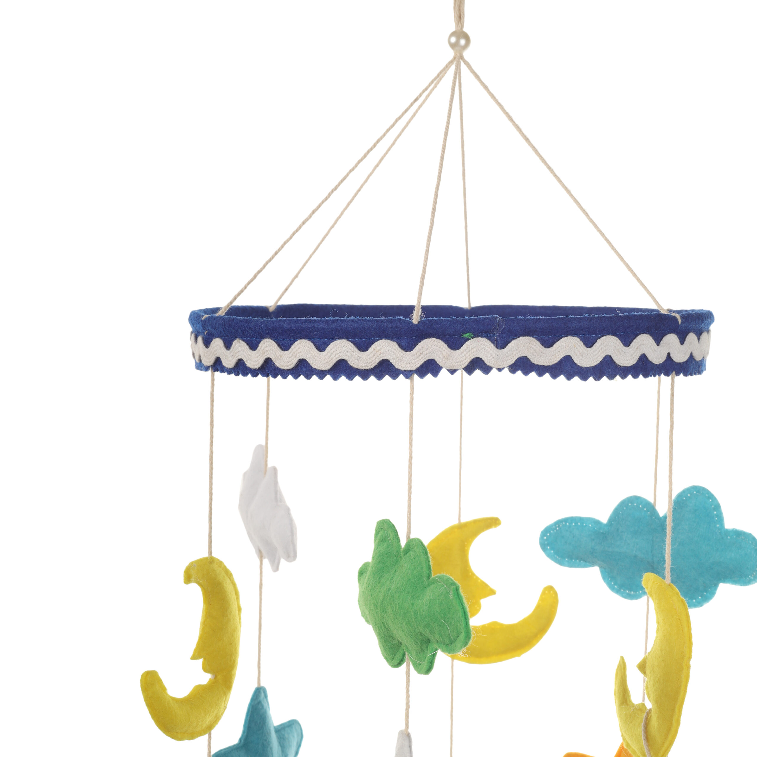 Li'll Pumpkins Dinosaur Felt Baby Cot Mobile hanger, Color - Multi