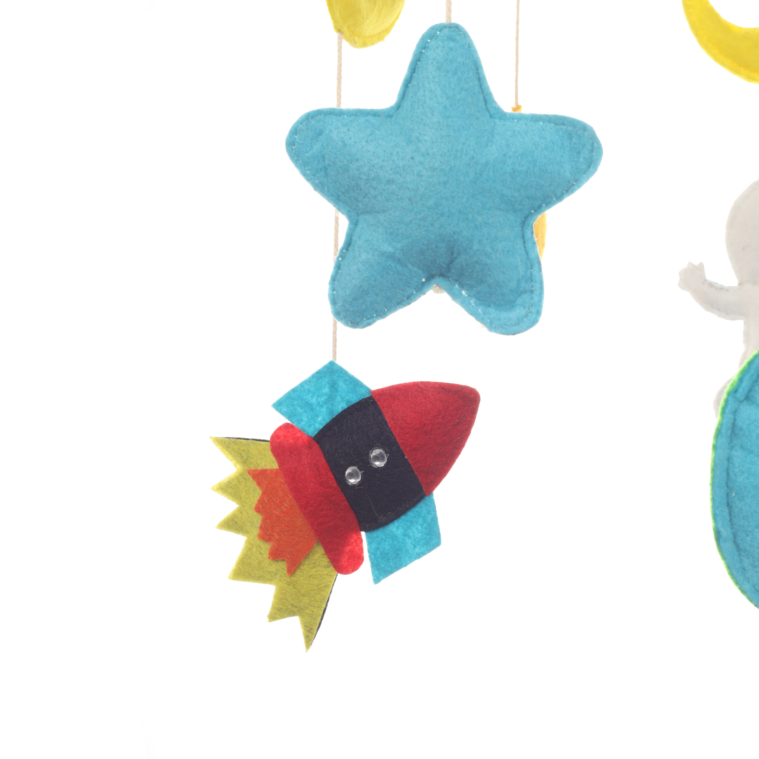 Li'll Pumpkins Dinosaur Felt Baby Cot Mobile hanger, Color - Multi