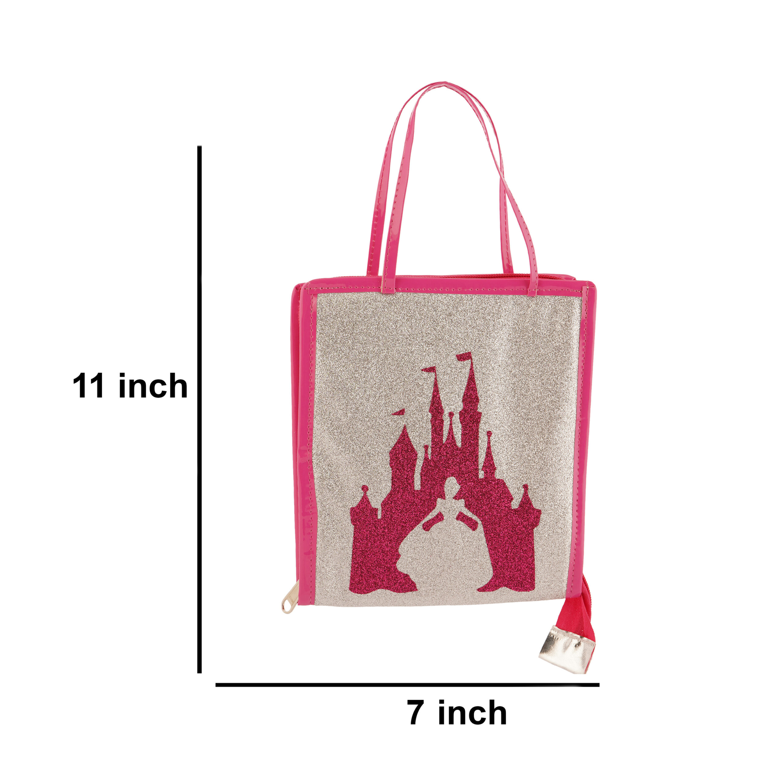 Li'll Pumpkins Castle print Hair Accessory Organizer, Color - Silver