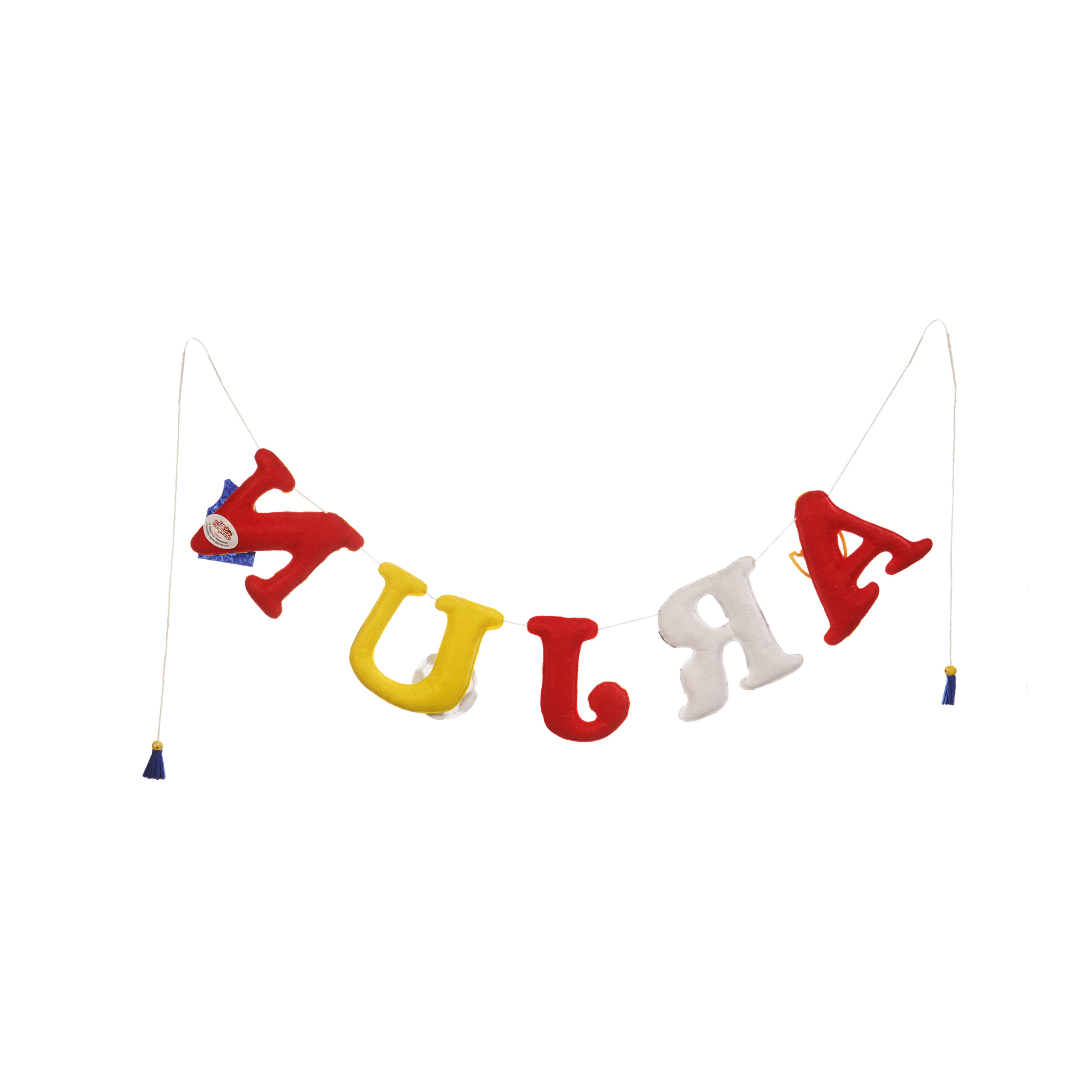 Li'll Pumpkins Football/Soccer Champion Theme Personalized name Hanging, Color - Red