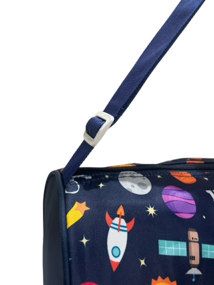 Li'll Pumpkins space printed swimming Duffle Bag for kids, Color- Blue