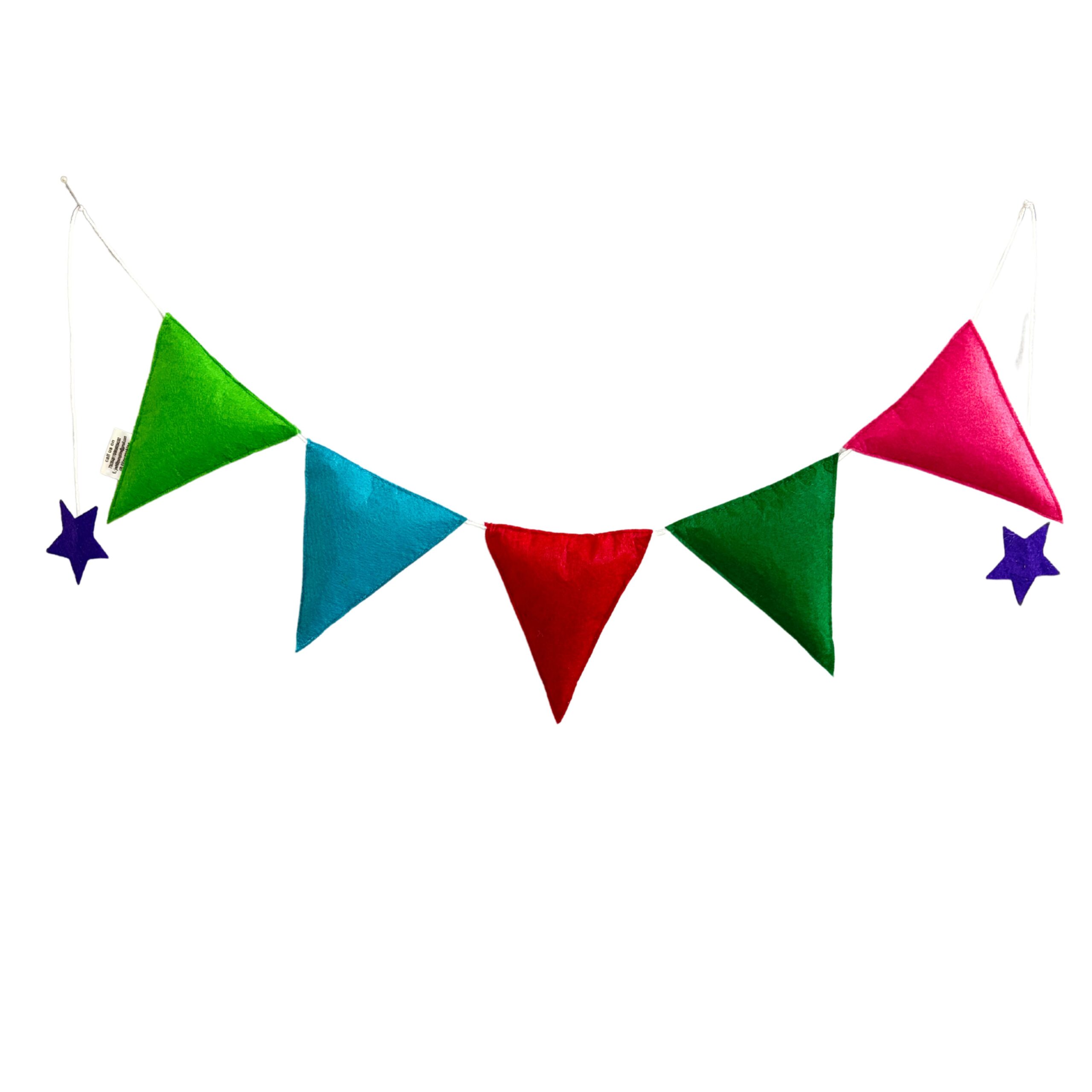 Li'll Pumpkins Triangle shape Personalized Name Hanging, Color - Multi