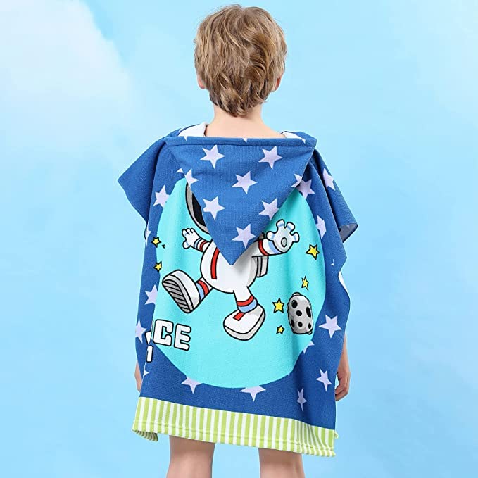 "Chomp & Play" Shark Adventure Hooded Bath Towel - Make Drying Off a Blast!