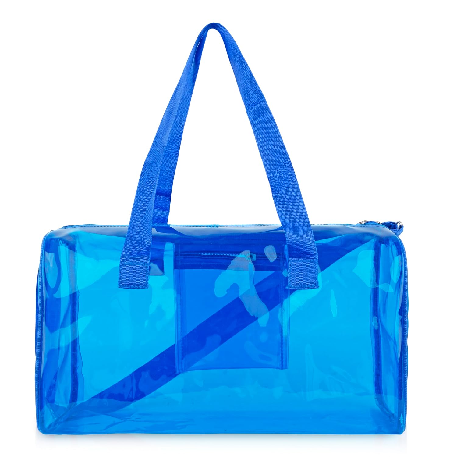 Neon Pop Clear Jelly Duffle & Pouch Set - Your Go-To for Style & Function!