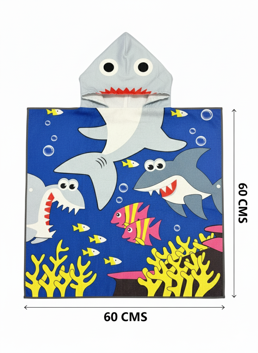 Deep Sea Adventure Hooded Bath Towel - Dive into Fun!