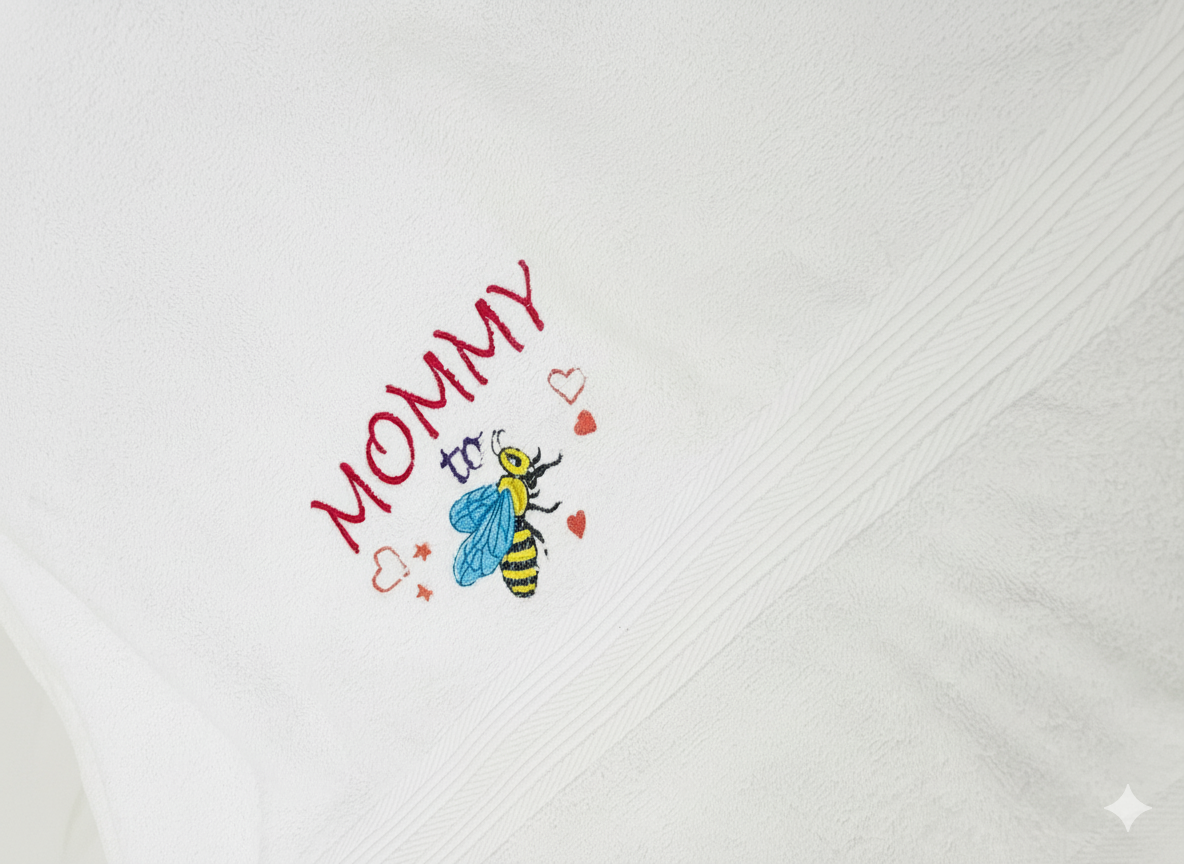 Pamper Mom to be Hamper with these high quality bath and hand towel set