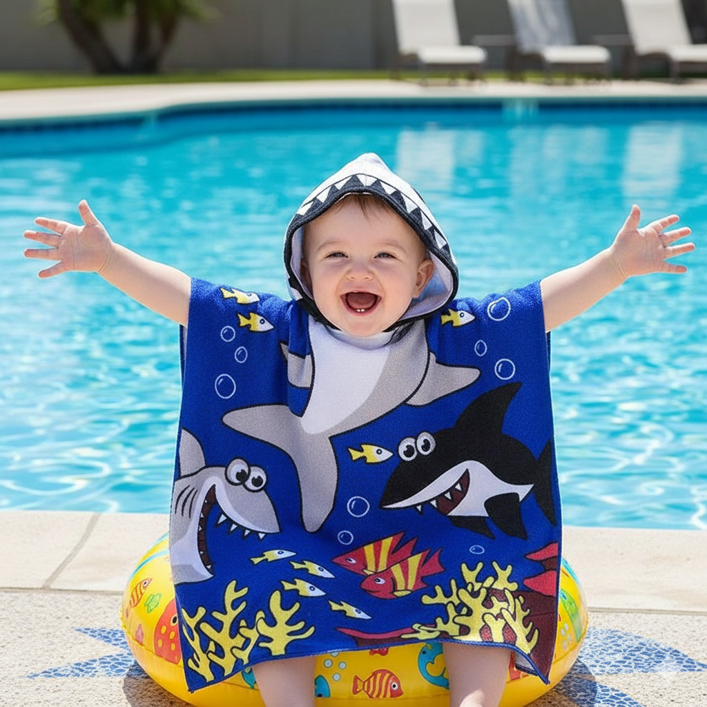 Deep Sea Adventure Hooded Bath Towel - Dive into Fun!