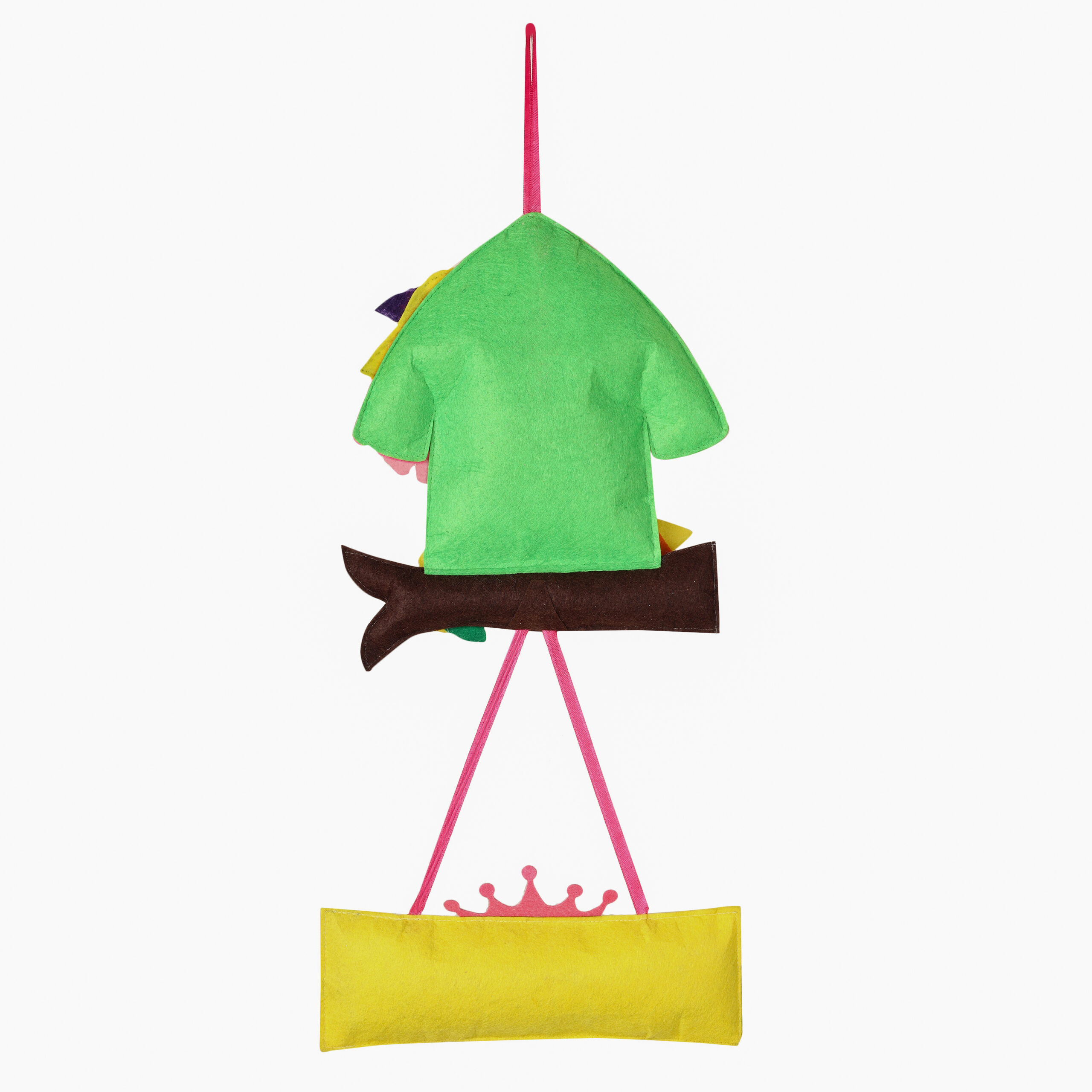 Li'll Pumpkins Sweet Songbird Theme Personalised Felt Name Hanging, Color - Multi