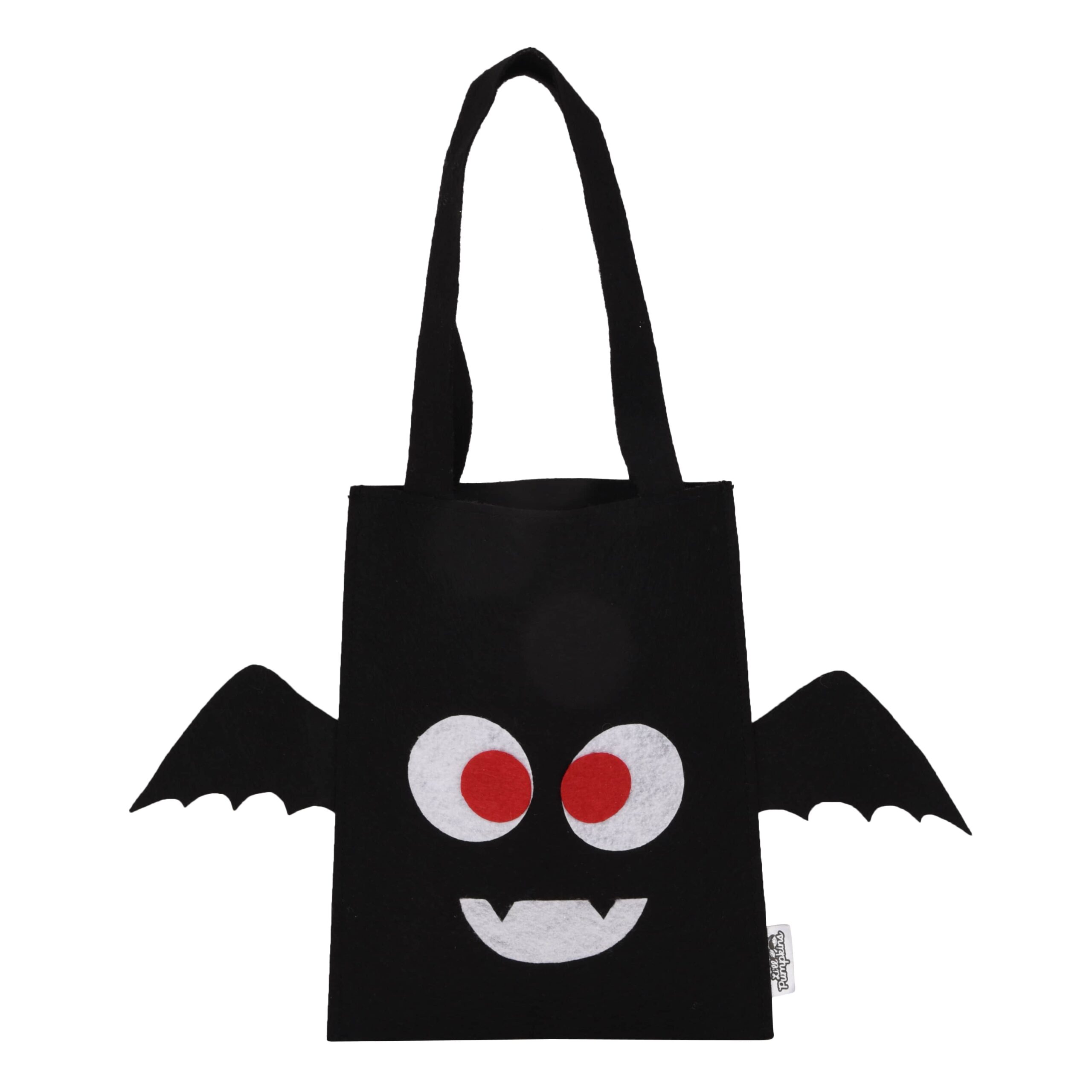 Li'll Pumpkins™ Beautiful Halloween Felt Gift/Goody/Tote bag for Kids- (Pack Of 1, Black)