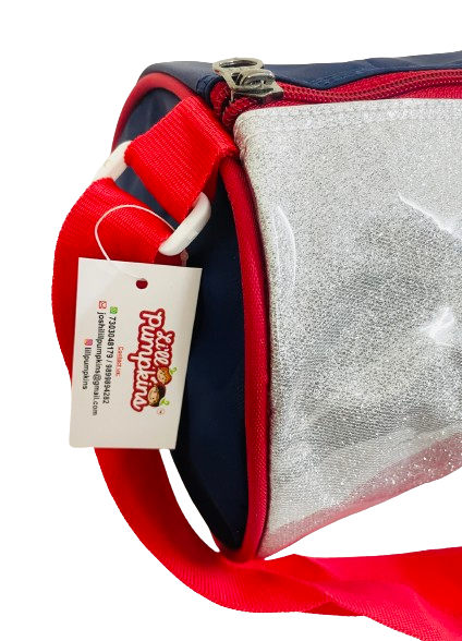 Li'll Pumpkins Glitter Unicorn Swimming Duffle Bag for kids- Color Pink