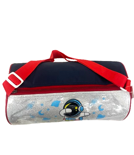 Li'll Pumpkins Space Glitter Swimming Duffle Bag for kids- Color Blue