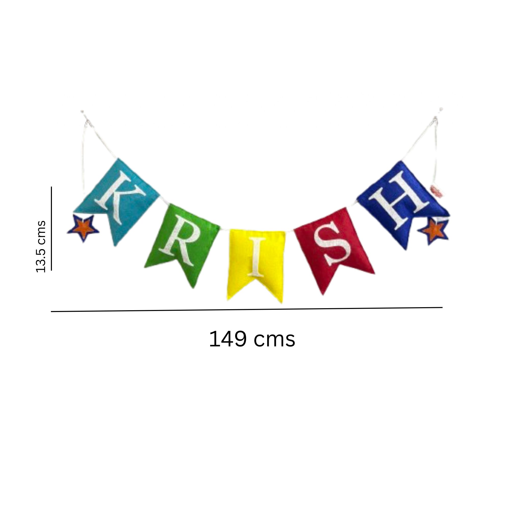 Li'll Pumpkins Square shape Personalized Name Hanging, Color - Multi