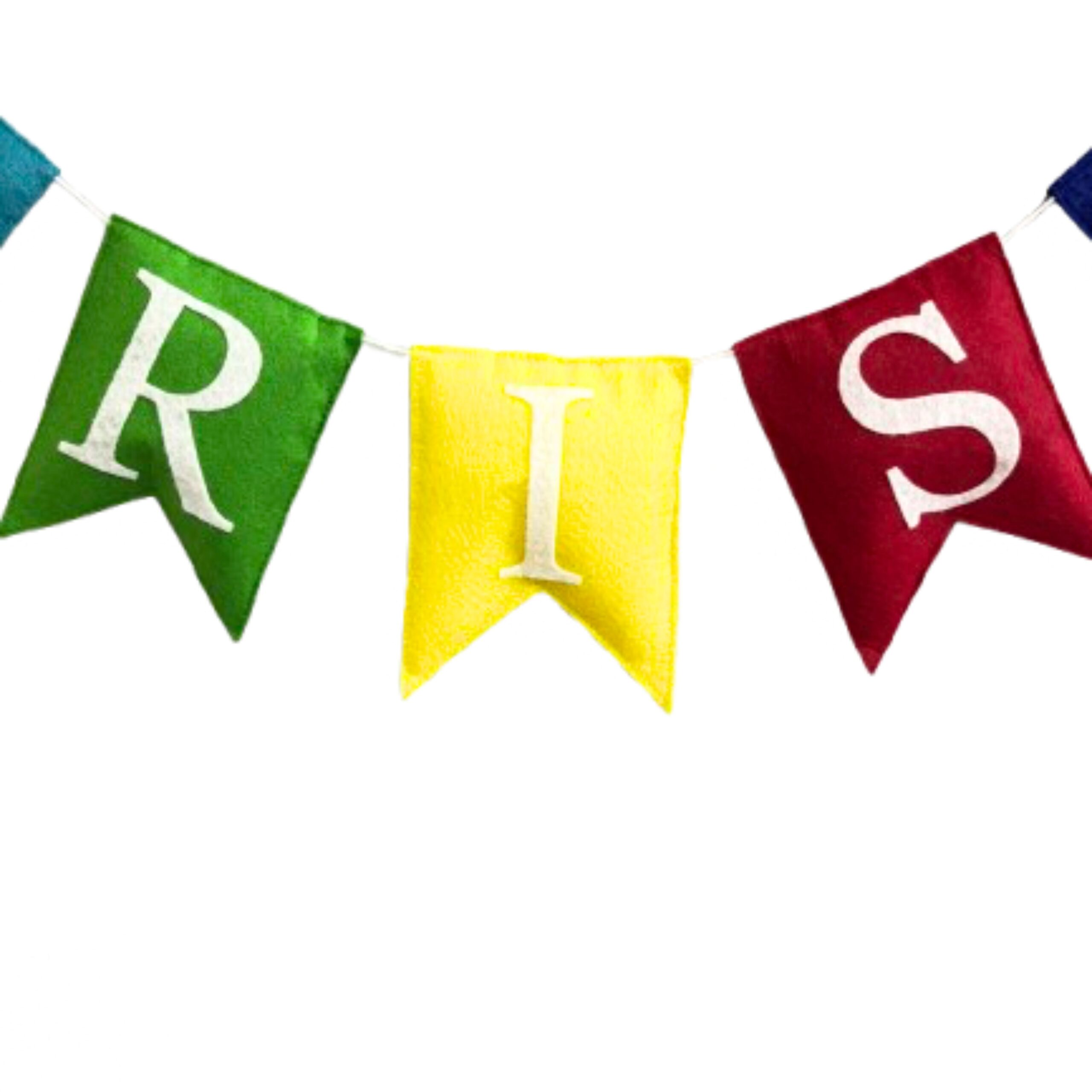 Li'll Pumpkins Square shape Personalized Name Hanging, Color - Multi