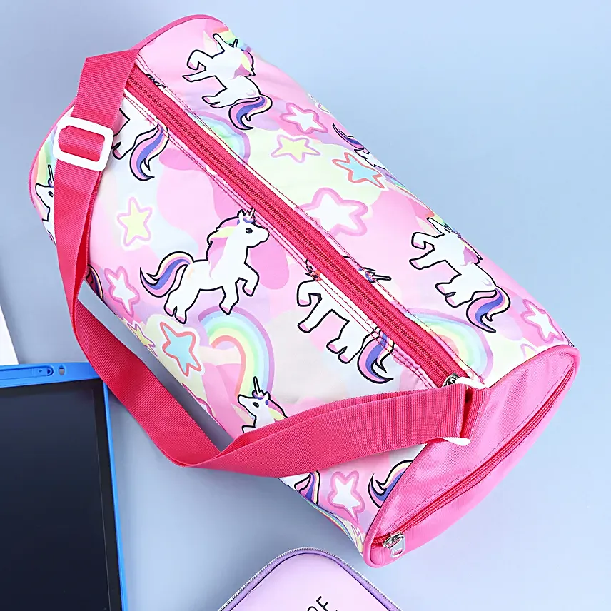 A hamper full of quirky stuff for Unicorn lovers