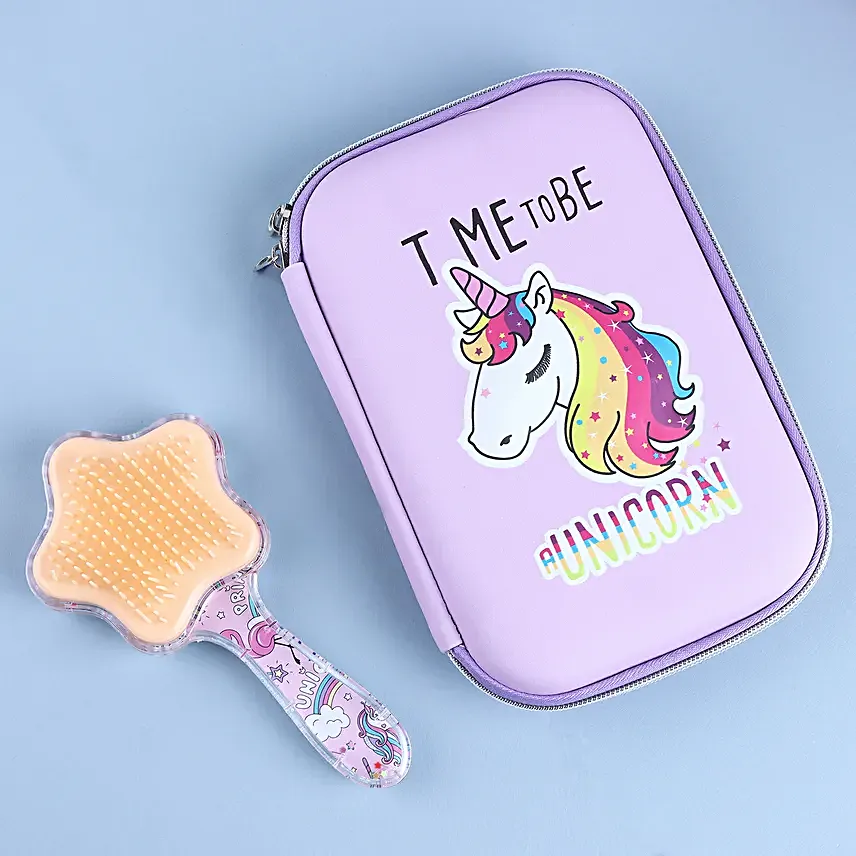 A hamper full of quirky stuff for Unicorn lovers