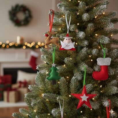 Li’ll Pumpkins raindeer handmade decoration hanging- Multi color