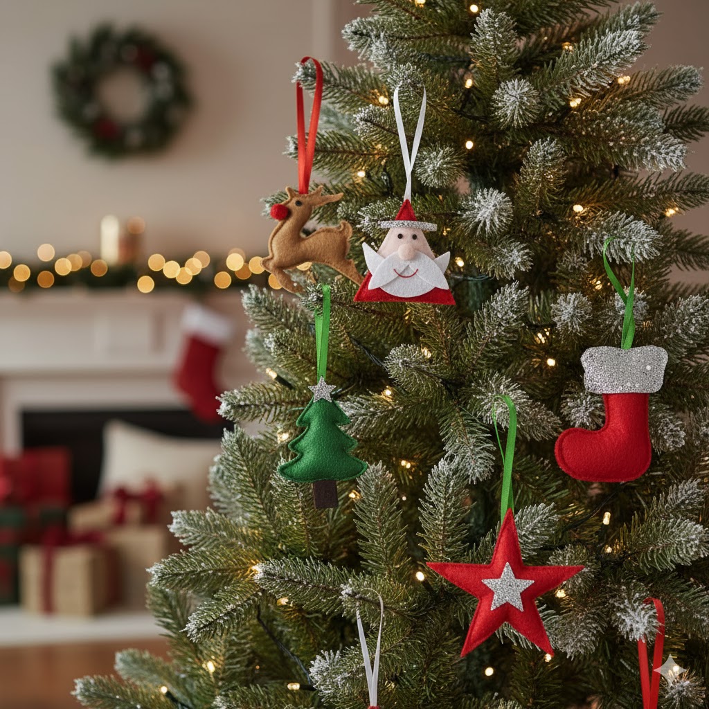 Li’ll Pumpkins raindeer handmade decoration hanging- Multi color