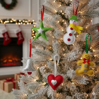 Li’ll Pumpkins snowman handmade decoration hanging- Multi color