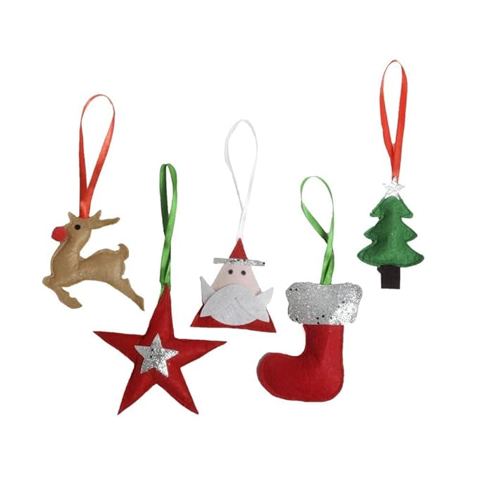 Li’ll Pumpkins raindeer handmade decoration hanging- Multi color