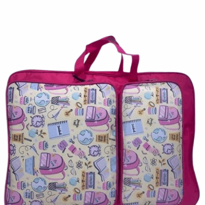 Li’ll Pumpkins Personalized Professional A3 Art Board Drawing & Activity Backpack Bag with Multiple Pockets- Color Pink
