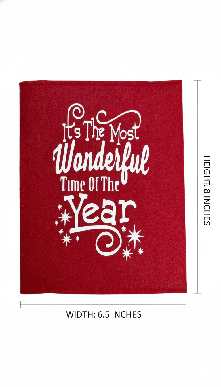 Li'll Pumpkins Personalized Christmas wonderful diary and acrylic keychain set- Red