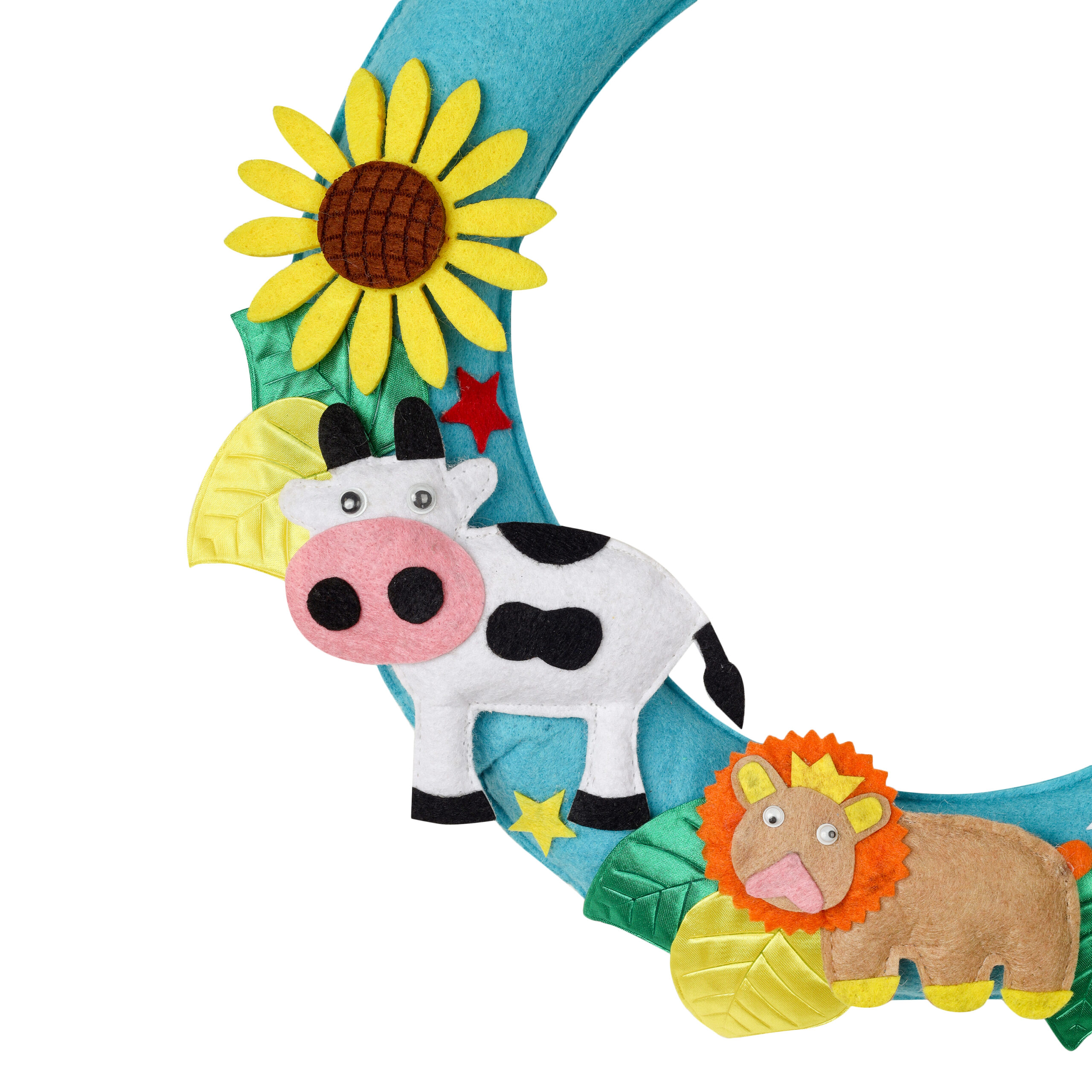 Li'll Pumpkins Stuffed Animal Theme Personalized Name hanging, Color - Aqua Blue