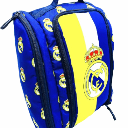 Li’ll Pumpkins Personalized Football club Shoe bag for travelling, sports, color Blue
