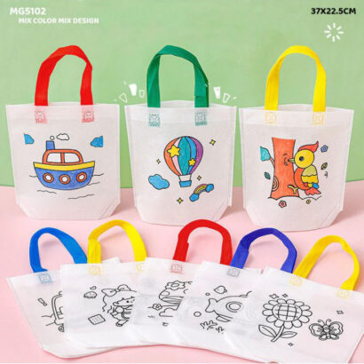 Li'll Pumpkins DIY Coloring Bag Kit for kids birthday activity- Set of 5 pcs