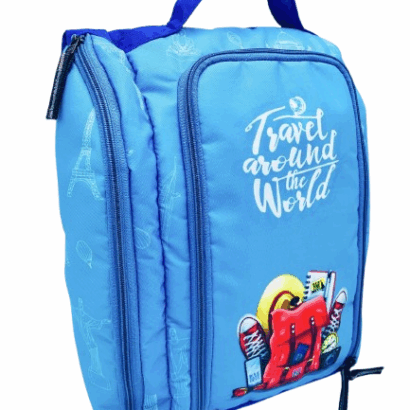 Li’ll Pumpkins Personalized Travel Shoe bag for travelling, sports, color Aqua